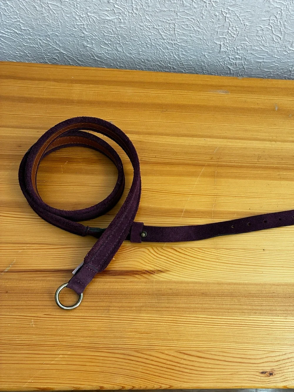 Banana Republic Suede purple Leather WAIST Belt Large
